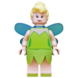 Tinker Bell - Minifigure, Trans-Medium Blue Fairy Wings, Lime Cloth Skirt – ДИСНИ