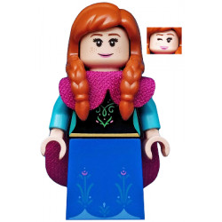 Anna, Disney, Series 2 (Minifigure Only without Stand and Accessories) – КОЛЕКЦИОНЕРСКИ МИНИФИГУРКИ