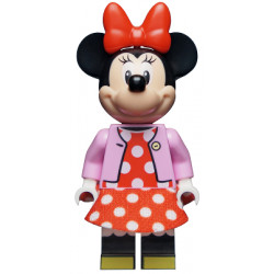 Minnie Mouse - Bright Pink Jacket, Red Polka Dot Dress, Red Bow – ДИСНИ