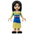 Mulan - Yellowish Green and Bright Light Yellow Robe, Black Shoes, Small Grin – ДИСНИ