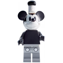 Mickey Mouse - Vintage, Light Bluish Gray Legs, White Hat with Black Top – ДИСНИ