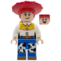 Jessie - Normal Legs, Minifigure Head and Bow, Printed Dark Orange Boot Tips – ДИСНИ
