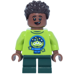 Main Street, U.S.A. Park Guest Child - Boy, Toy Story Shirt with Alien and Rocket on Back, Dark Green Short Legs – ДИСНИ