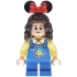 Main Street, U.S.A. Park Guest Child - Girl, Blue Overalls with Flounder, Blue Short Legs – ДИСНИ