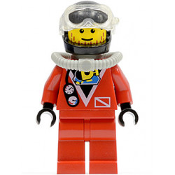 Divers - Red Diver 2, Red Legs, Black Helmet – ГРАДСКИ