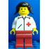 Doctor - Straight Line, Red Legs, Black Pigtails Hair – ГРАДСКИ