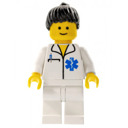 Doctor - EMT Star of Life, White Legs, Black Ponytail Hair – ГРАДСКИ