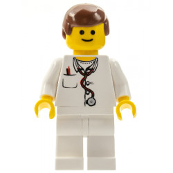 Doctor - Lab Coat Stethoscope and Thermometer, White Legs, Reddish Brown Male Hair – ГРАДСКИ