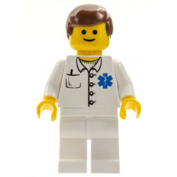 Doctor - EMT Star of Life Button Shirt, White Legs, Reddish Brown Male Hair – ГРАДСКИ