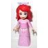 Ariel, Human (Light Nougat) - Bright Pink Dress with White Stars, Lavender Bow – ДИСНИ