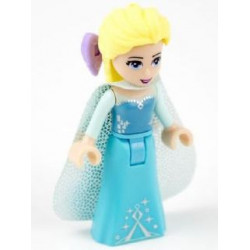 Elsa - Sparkly Light Aqua Cape, Lavender Hair Bow – ДИСНИ