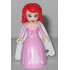 Ariel, Human (Light Nougat) - Bright Pink Dress with Magenta Stars, White Cape – ДИСНИ
