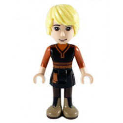 Kristoff - Black Tunic, Dark Orange Shirt, Dark Tan Boots – ДИСНИ