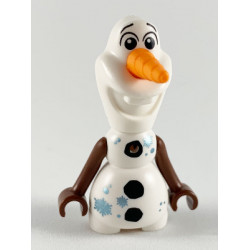 Olaf - Mini Doll Body, Metallic Light Blue Snowflakes – ДИСНИ