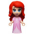 Ariel, Human (Light Nougat) - Micro Doll, Bright Pink Long Dress – ДИСНИ