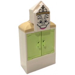 Wardrobe - Printed Face on Tile, Modified 2 x 3 Pentagonal – ДИСНИ