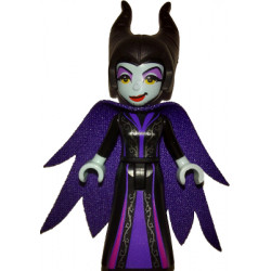 Maleficent - Mini Doll, Medium Lavender Eye Shadow, Red Lips, Dark Purple Cape – ДИСНИ