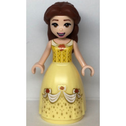 Belle - Dress with Red Roses, no Sleeves – ДИСНИ
