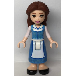 Belle - Medium Blue Dress, Closed Mouth Smile – ДИСНИ