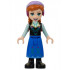 Anna - Blue Skirt, Black Boots and Black Top, Light Aqua Sleeves without Cape – ДИСНИ