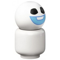 Snowgie - Bright Light Blue Smile, Minifigure Head Body – ДИСНИ
