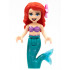 Ariel, Mermaid (Light Nougat) - Medium Lavender Shell Bra Top, Dark Turquoise Tail, Medium Blue Eyes, Bright Pink Flower – ДИСНИ