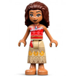 Moana - Mini Doll, Printed Skirt, Dark Brown Hair – ДИСНИ