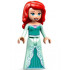 Ariel, Human (Light Nougat) - Light Aqua Dress with Stars, Medium Lavender Shell, Dark Purple Trim, Red Hair with Right Side Part – ДИСНИ