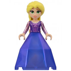 Rapunzel - Mini Doll, Bright Pink Flowers, Diamond Dress Container Bottom – ДИСНИ