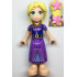 Rapunzel - Mini Doll, Bright Pink Flowers, Dark Purple Vest Closed – ДИСНИ