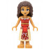 Moana - Mini Doll, Red and Tan Top and Long Skirt with Feathers – ДИСНИ