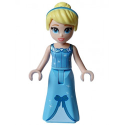 Cinderella - Dress with Sparkles and Bow, Bright Light Blue Top, Coral Lips, Thin Hinge – ДИСНИ