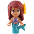Ariel, Mermaid (Medium Nougat) - Micro Doll, Bright Light Orange Flower – ДИСНИ
