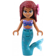 Ariel, Mermaid (Medium Nougat) - Mini Doll, Bright Pink Flower – ДИСНИ