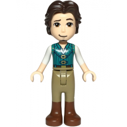 Flynn Rider - Mini Doll, Dark Turquoise Vest, Thin Hinge – ДИСНИ