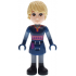 Kristoff - Dark Blue Tunic, Black Boots and Sand Blue Sleeves, Medium Nougat Smile – ДИСНИ