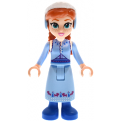 Anna - Bright Light Blue Skirt and Coat – ДИСНИ