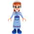 Anna - Bright Light Blue Skirt and Coat – ДИСНИ