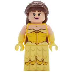Belle - Minifigure, Dress with Gold Sparkles – ДИСНИ