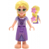 Rapunzel - Mini Doll, 2 Bright Pink Flowers, Metallic Pink Laced Dress – ДИСНИ