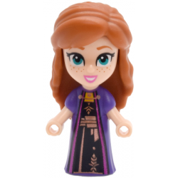 Anna - Micro Doll, Dark Purple Dress – ДИСНИ