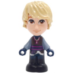Kristoff - Micro Doll, Reddish Brown Shirt, Dark Blue Pants, Closed Mouth Grin – ДИСНИ