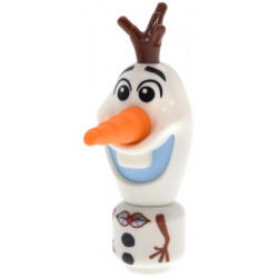 Olaf - Micro Doll, Bright Light Blue Mouth, Leaf Bow Tie – ДИСНИ