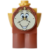 Cogsworth - Printed Face with Teeth, Log Profile Body – ДИСНИ
