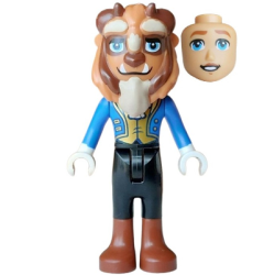 Beast / Prince Adam - Mini Doll, Black Trousers, Reddish Brown Boots – ДИСНИ