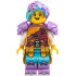 Izzie (Isabel Christina Garcia) - Medium Lavender Shoulder Pads, Bright Light Orange Skirt – ДРИЙМЗ