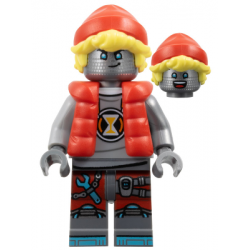 Cooper - Robot with Red Cap and Puffer Vest, Clip on Back – ДРИЙМЗ