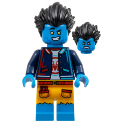 Logan - Dark Blue Jacket, Bright Light Orange Shorts – ДРИЙМЗ