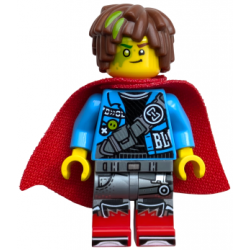 Mateo - Dark Azure Jacket, Red Cape – ДРИЙМЗ