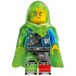 Mateo - Dark Azure Jacket, Trans-Bright Green Cape with Hood – ДРИЙМЗ